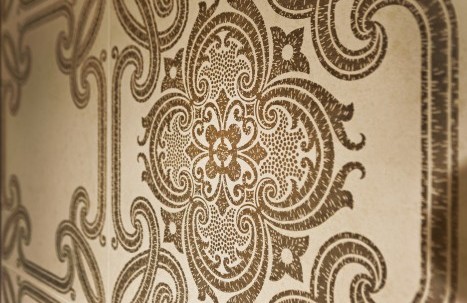 verschnörkelte Tapete